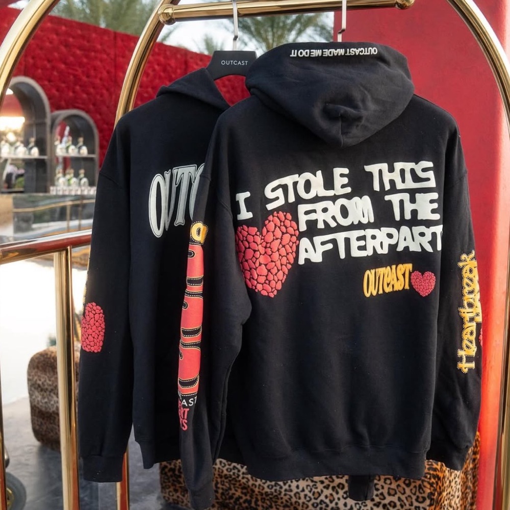 OUTCAST Coachella exclusive afterparty hoodie black
